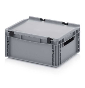 AED43.12HG full bin with lid and closed handles